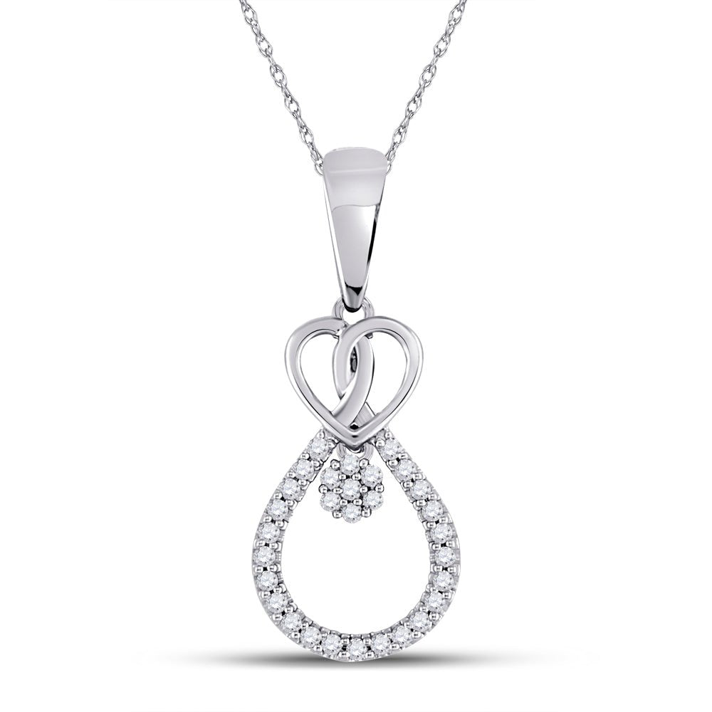 Romantic Radiance Diamond Heart Pendant - Splendid Jewellery