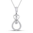 Romantic Radiance Diamond Heart Pendant - Splendid Jewellery
