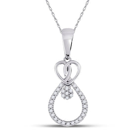 Romantic Radiance Diamond Heart Pendant - Splendid Jewellery
