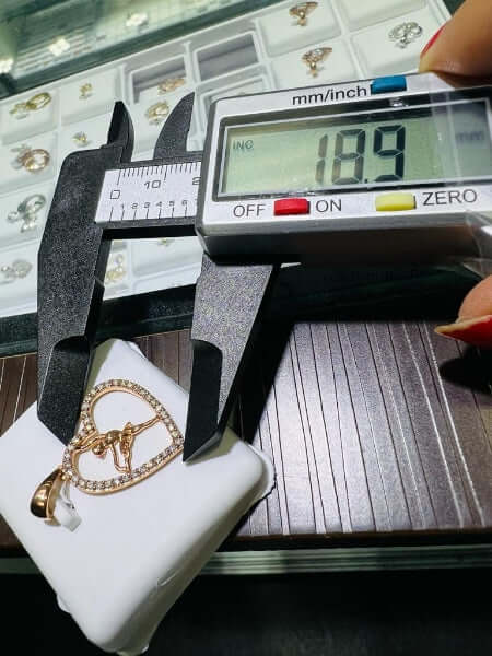 Romantic Rose Gold Diamond Heart Pendant - Splendid Jewellery