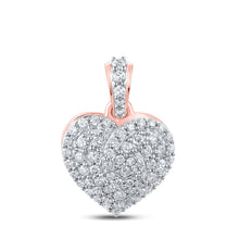 Load image into Gallery viewer, Romantic Rose Gold Diamond Heart Pendant: A Captivating Symbol of Love and Elegance - Splendid Jewellery
