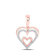 Load image into Gallery viewer, Romantic Rose Gold Diamond Heart Pendant: A Symbol of Love and Passion - Splendid Jewellery