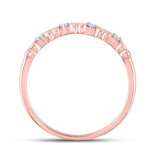 Load image into Gallery viewer, Romantic Rose Gold Diamond Heart Ring - Alternate view 2 from Splendid Jewellery