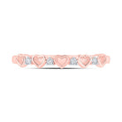 Romantic Rose Gold Diamond Heart Ring - Splendid Jewellery