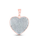 Romantic Rose Gold Diamond Love Pendant - Splendid Jewellery