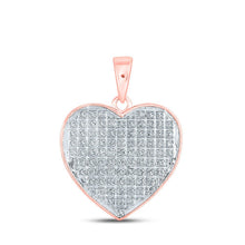 Load image into Gallery viewer, Romantic Rose Gold Diamond Love Pendant - Splendid Jewellery