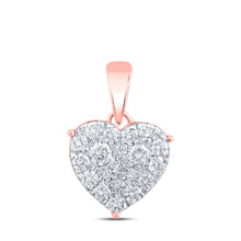 Load image into Gallery viewer, Romantic Rose Gold Diamond Love Pendant - Splendid Jewellery