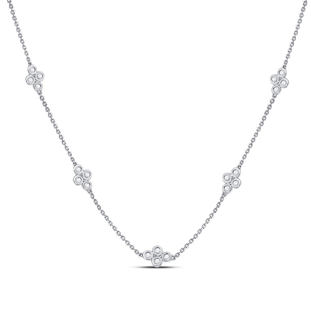 Romantic Rose Gold Diamond Pendant Necklace - Splendid Jewellery
