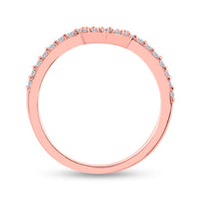 Load image into Gallery viewer, Romantic Rose Gold Heart - Shaped Diamond Wedding Ring Set - Splendid Jewellery