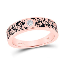 Load image into Gallery viewer, Rose Blossom Diamond Band - Alternate view 1 from Splendid Jewellery
