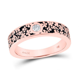 Rose Blossom Diamond Band - Alternate view 1 from Splendid Jewellery