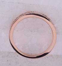 Load image into Gallery viewer, Rose Blossom Diamond Band - Alternate view 3 from Splendid Jewellery