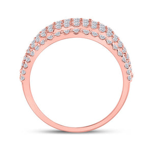 Rose Gold Baguette Brilliance Diamond Band - Splendid Jewellery