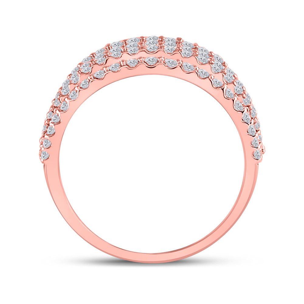 Rose Gold Baguette Brilliance Diamond Band - Splendid Jewellery