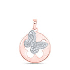 Rose Gold Diamond Butterfly Pendant: A Symbol of Elegance and Transformation - Splendid Jewellery