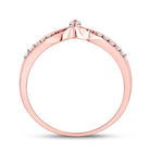 Rose Gold Diamond Chevron Band: A Mesmerizing Masterpiece - Splendid Jewellery