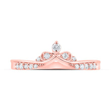 Load image into Gallery viewer, Rose Gold Diamond Chevron Band: A Mesmerizing Masterpiece - Splendid Jewellery