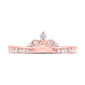 Rose Gold Diamond Chevron Band: A Mesmerizing Masterpiece - Splendid Jewellery
