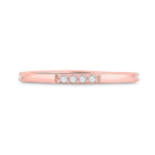 Rose Gold Diamond Elegance Stackable Band - Alternate view 4 from Splendid Jewellery
