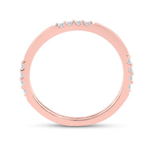 Load image into Gallery viewer, Rose Gold Diamond Elegance Stackable Band - Splendid Jewellery
