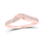 Rose Gold Diamond Elegance Stackable Band - Splendid Jewellery