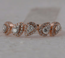 Load image into Gallery viewer, Rose Gold Diamond Harmony Ring - Splendid Jewellery