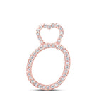Rose Gold Diamond Initial & Letter Pendant: A Personalized Touch of Elegance and Romance - Splendid Jewellery