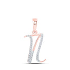 Rose Gold Diamond Initial Necklace: A Personalized Touch of Elegance - Splendid Jewellery