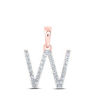 Rose Gold Diamond Initial Necklace | Personalized Elegance Pendant - Splendid Jewellery