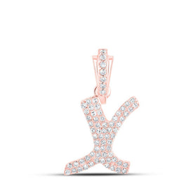 Rose Gold Diamond Initial Pendant: A Mesmerizing Blend of Elegance and Romance - Splendid Jewellery