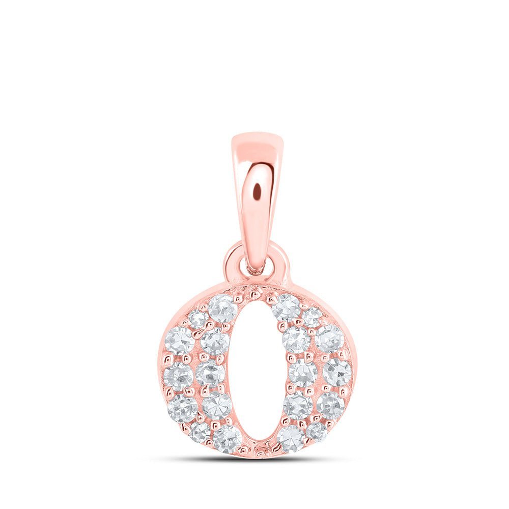 Rose Gold Diamond Initial Pendant: A Personalized Celebration of Elegance - Splendid Jewellery