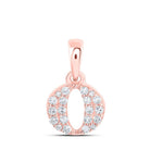 Rose Gold Diamond Initial Pendant: A Personalized Celebration of Elegance - Splendid Jewellery
