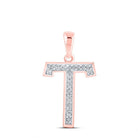 Rose Gold Diamond Initial Pendant: A Personalized Sparkle of Elegance - Splendid Jewellery