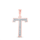 Rose Gold Diamond Initial Pendant: A Personalized Sparkle of Elegance - Splendid Jewellery