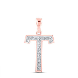 Rose Gold Diamond Initial Pendant: A Personalized Sparkle of Elegance - Splendid Jewellery