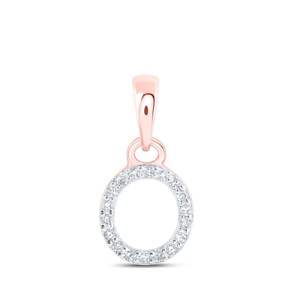 Rose Gold Diamond Initial Pendant: A Personalized Symbol of Elegance and Identity - Splendid Jewellery