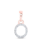 Rose Gold Diamond Initial Pendant: A Personalized Symbol of Elegance and Identity - Splendid Jewellery