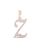Rose Gold Diamond Initial Pendant: A Personalized Symbol of Elegance and Individuality - Splendid Jewellery
