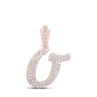 Rose Gold Diamond Initial Pendant: A Shimmering Expression of Love and Elegance - Splendid Jewellery