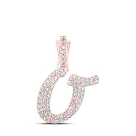 Rose Gold Diamond Initial Pendant: A Shimmering Expression of Love and Elegance - Splendid Jewellery
