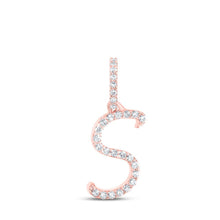 Load image into Gallery viewer, Rose Gold Diamond Initial Pendant - Personalized Elegance and Dazzling Brilliance - Splendid Jewellery