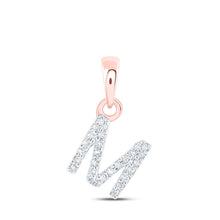 Load image into Gallery viewer, Rose Gold Diamond Initial Pendant: Personalized Elegance and Sparkling Charm - Splendid Jewellery