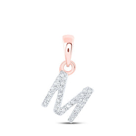 Rose Gold Diamond Initial Pendant: Personalized Elegance and Sparkling Charm - Splendid Jewellery