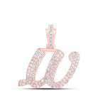 Rose Gold Diamond Initial Pendant - Personalized Elegance at Its Finest - Splendid Jewellery