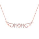 Rose Gold Diamond Mom Necklace: A Timeless Expression of Love and Gratitude - Splendid Jewellery
