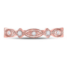 Rose Gold Diamond Sparkle Stackable Band - Alternate view 4 from Splendid Jewellery