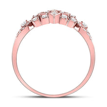 Load image into Gallery viewer, Rose Gold Diamond Square Cluster Ring - A Captivating Masterpiece - Splendid Jewellery