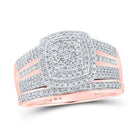 Rose Gold Diamond Square Matching Wedding Set - A Timeless Symbol of Love and Elegance - Splendid Jewellery
