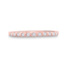 Rose Gold Diamond Stacking Band: A Dazzling Delight - Alternate view 2 from Splendid Jewellery