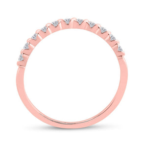 Rose Gold Diamond Stacking Band: A Dazzling Delight - Splendid Jewellery